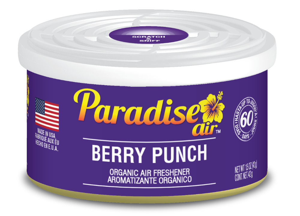 Osvěžovač vzduchu Paradise Air Organic Air Freshener Berry Punch - Ovocná bomba (42 g)