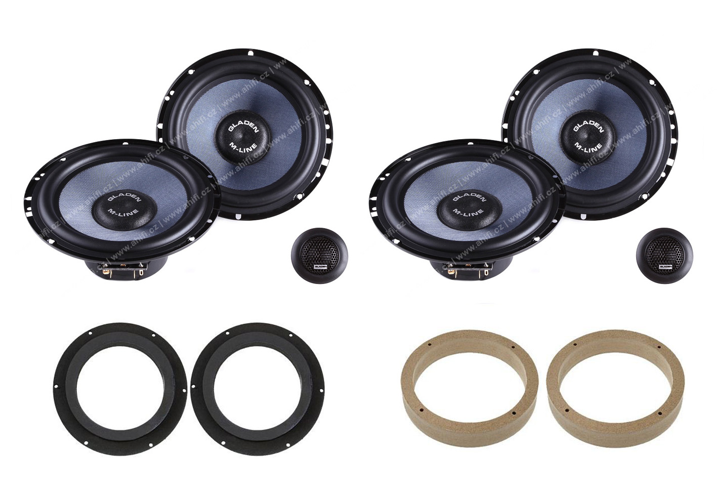 Reproduktory do Škoda Octavia II set č. 4