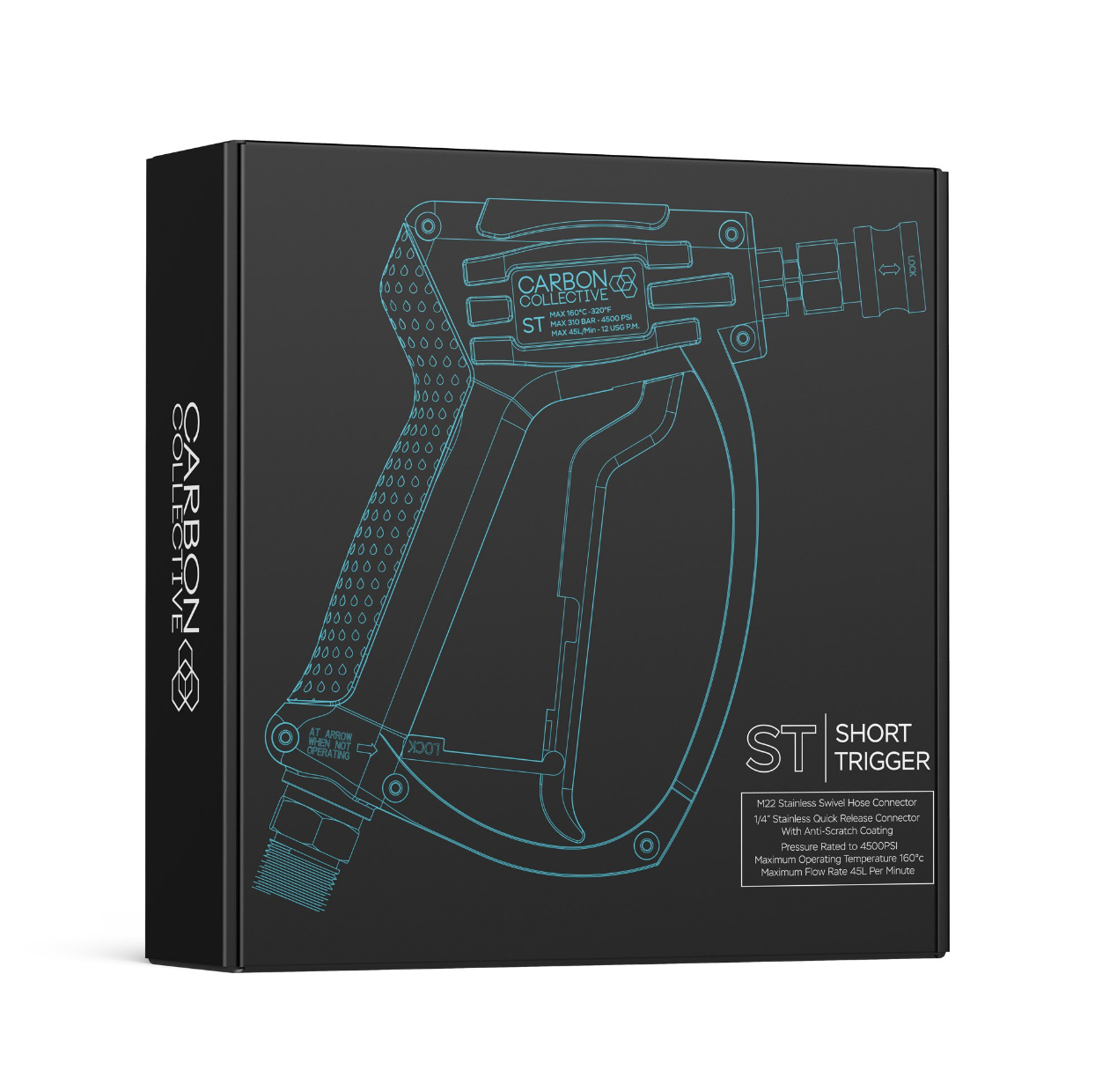 Pistole Carbon Collective ST Stainless Short Trigger