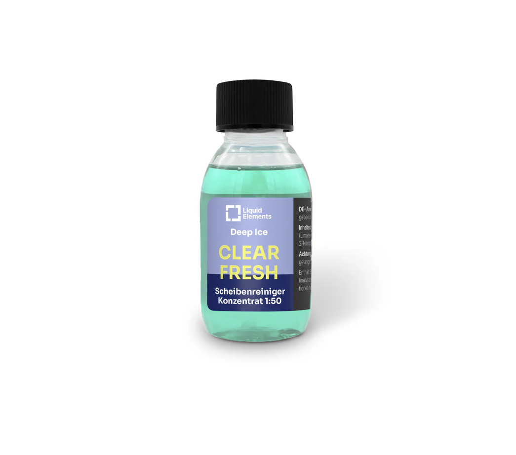 Vůně a čistič do ostřikovačů Liquid Elements Washing water concentrate "SMELLOW BOMB / CLEAR FRESH" - Deep Ice (100 ml)