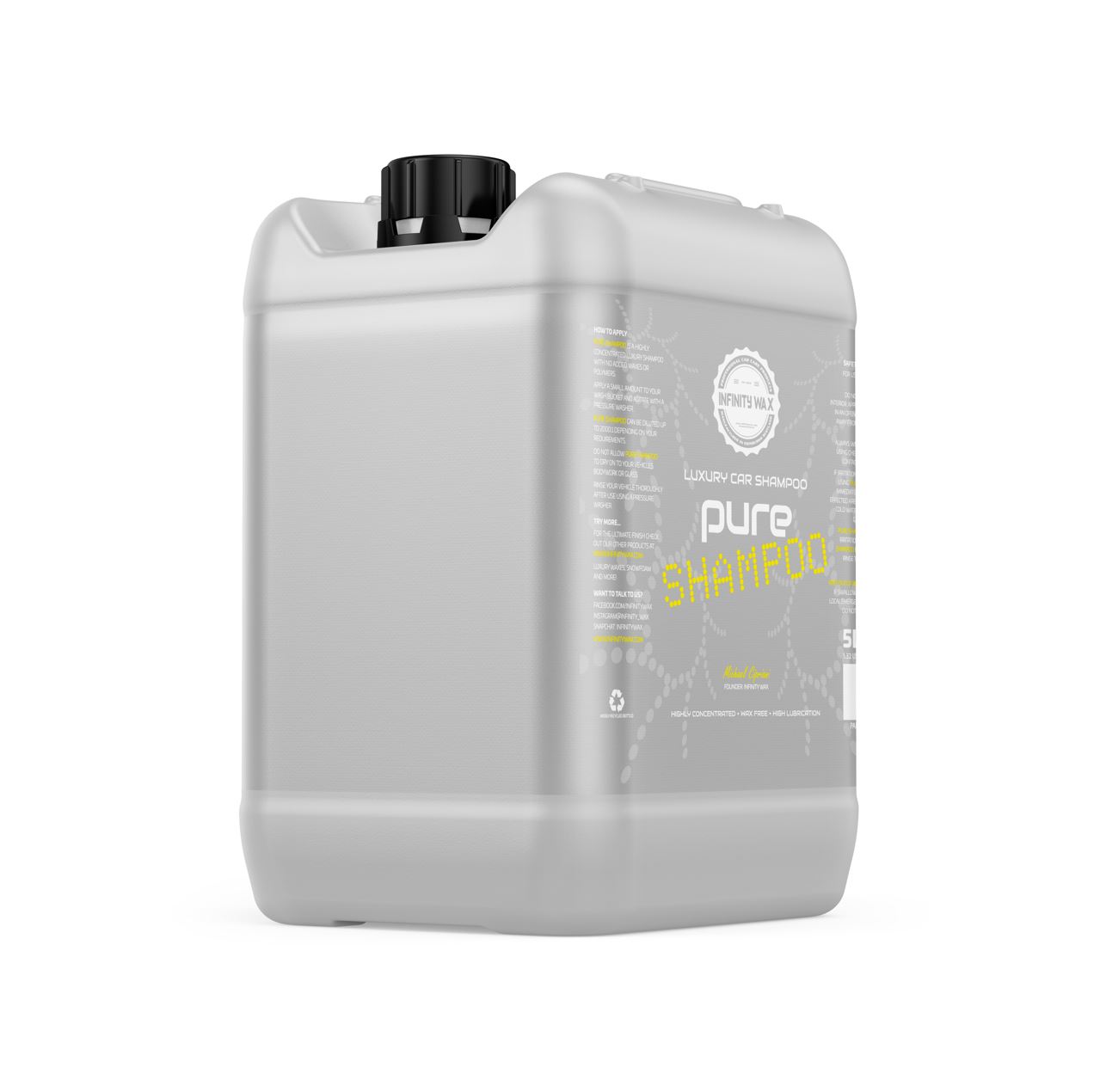 Autošampon Infinity Wax Pure Shampoo (5 l)