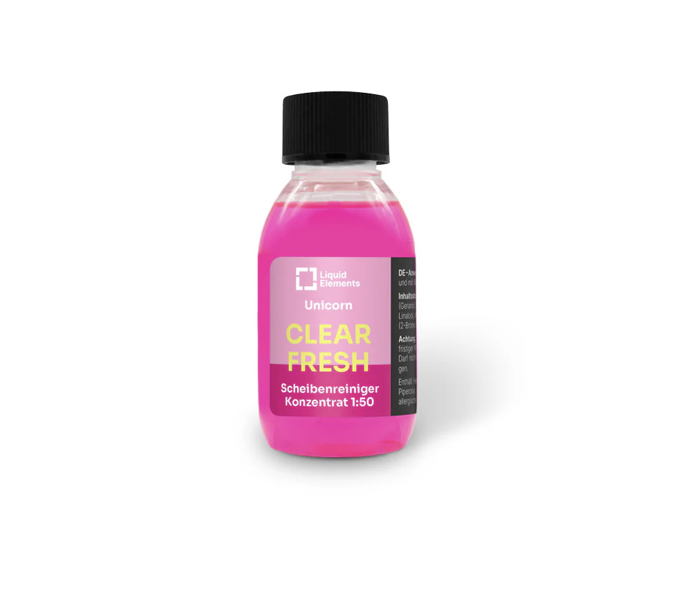Vůně a čistič do ostřikovačů Liquid Elements Washing water concentrate "SMELLOW BOMB / CLEAR FRESH" - Unicorn (100 ml)