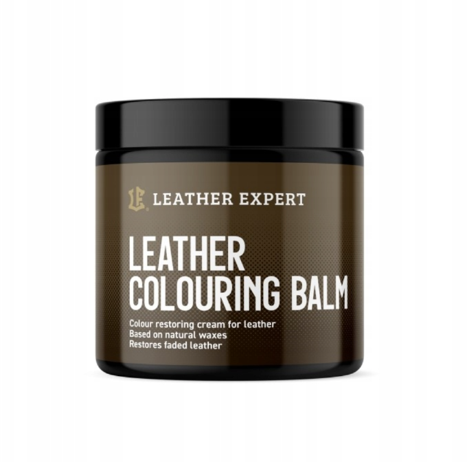 Balzám na kůži Leather Expert - Leather Colouring Balm Black (100 ml)