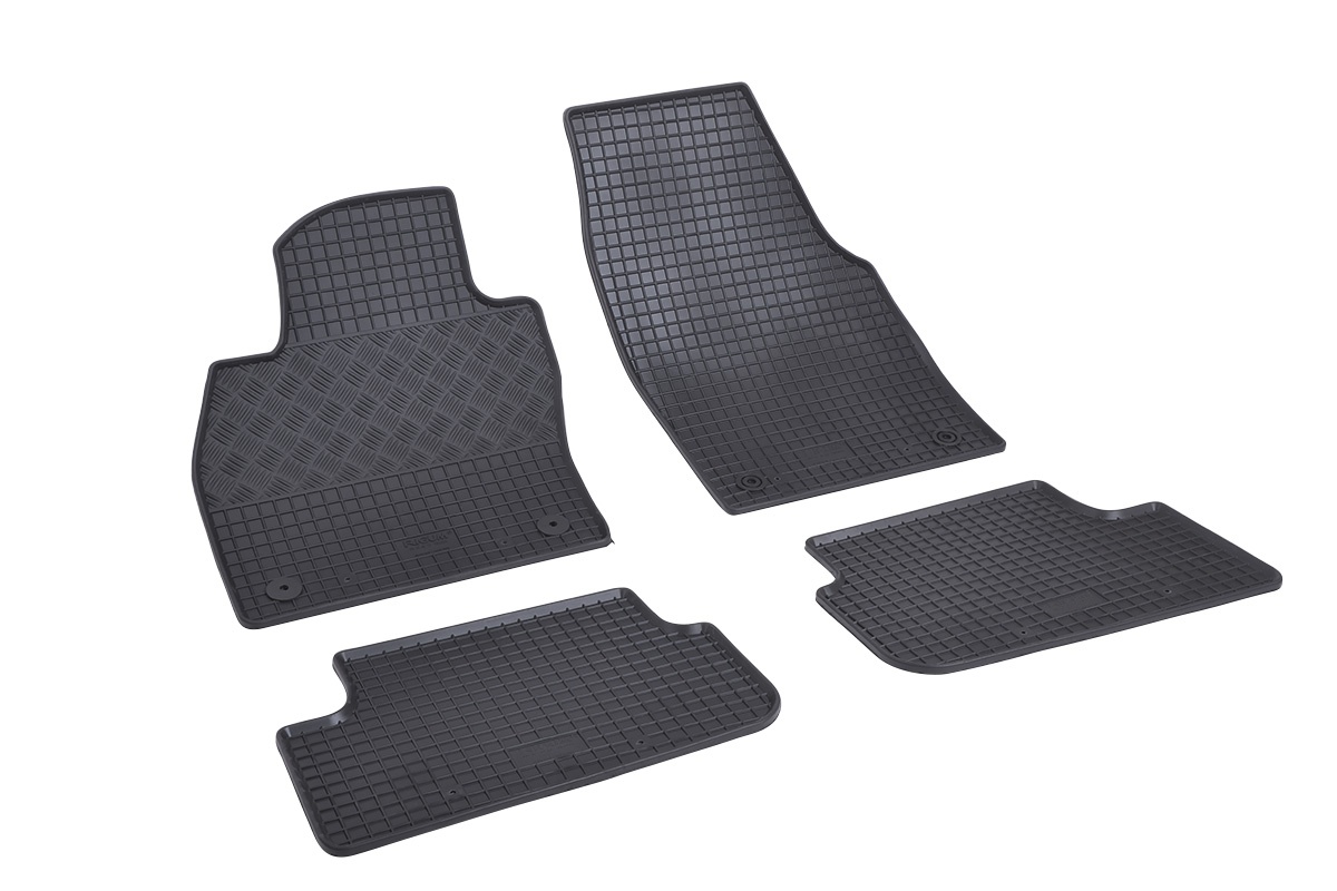 Gumové autokoberce Rigum pro Volkswagen Polo (2017 -), Taigo (2021 -) / Audi A1 (2019 -) / Seat Arona (2017 -), Ibiza (2017 -) / Škoda Fabia 4 (2021 -