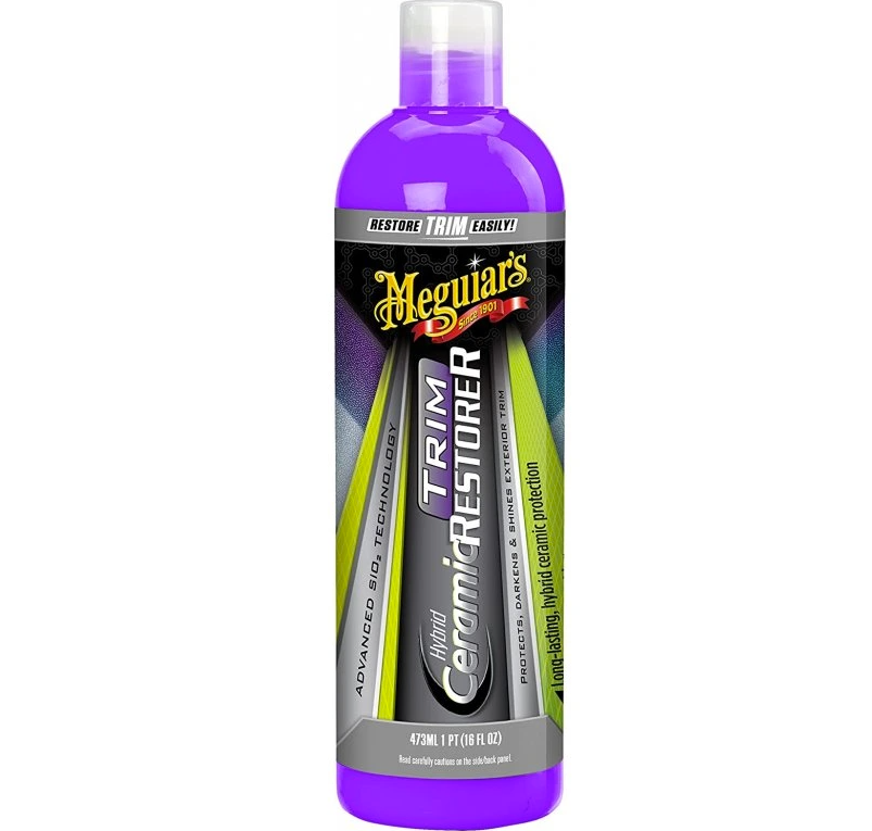 Oživovač a keramická ochrana nelakovaných plastů Meguiar's Hybrid Ceramic Trim Restorer (473 ml)