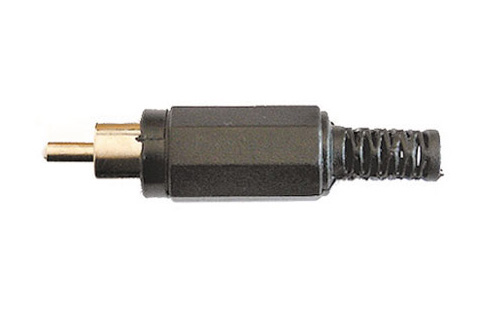 CINCH SAMEC PLAST ČERNÝ