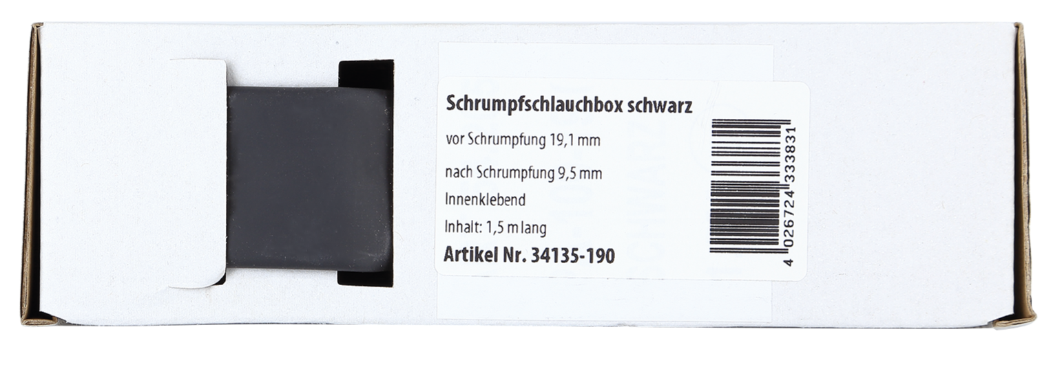 ACV smršťovací bužírka s lepidlem 19,1 mm / 1,5 m