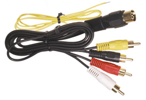 AUX výstup adaptér DIN - CINCH