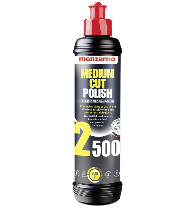 Menzerna Medium Cut Polish 2500 středně silná leštící pasta 250 ml
