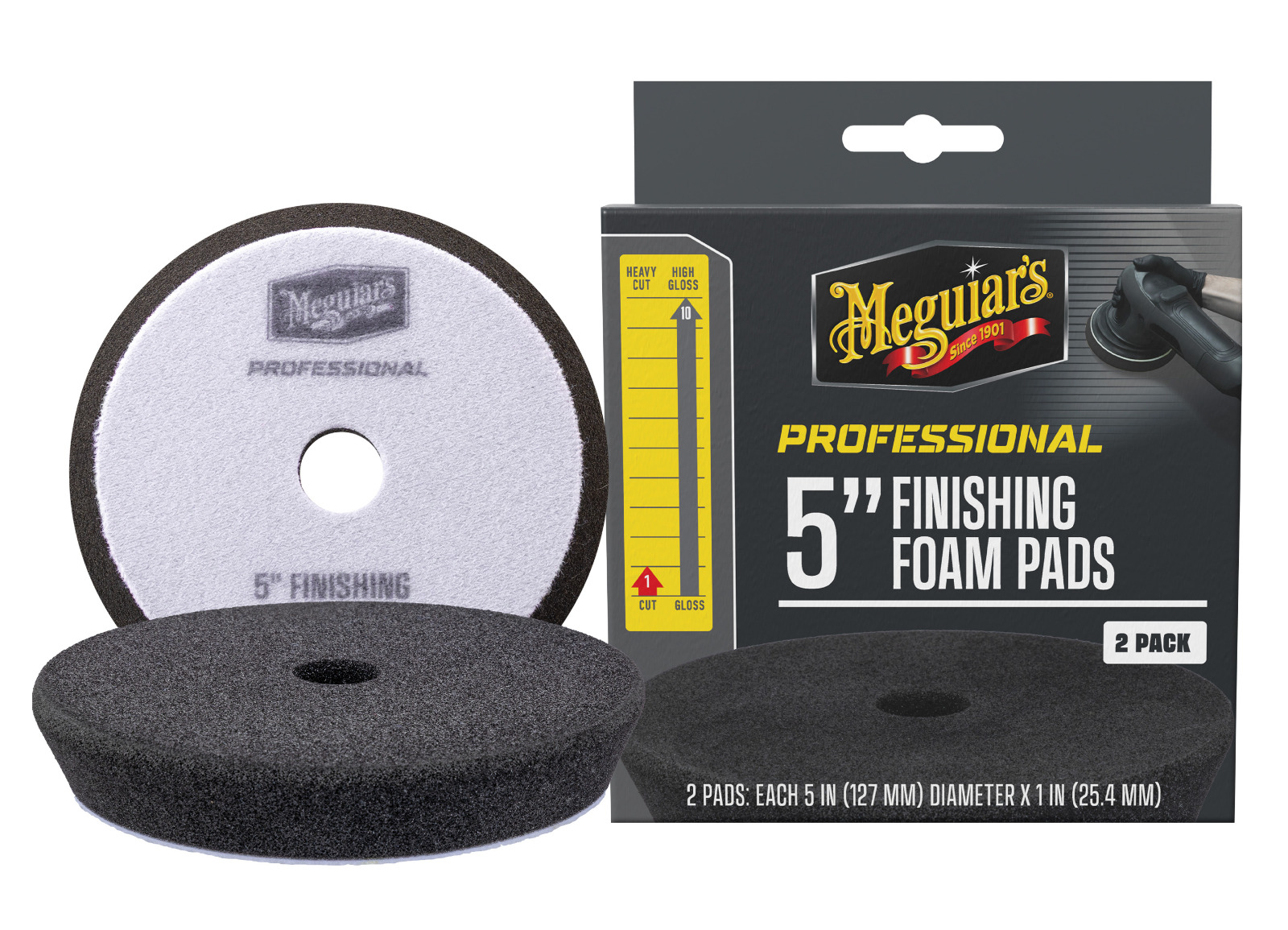 Pěnové finišovací kotouče Meguiar's Professional Finishing Foam Pad 5" (2 Pack)