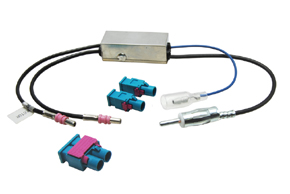 Anténní napáječ a slučovač 2X FAKRA - DIN 295835