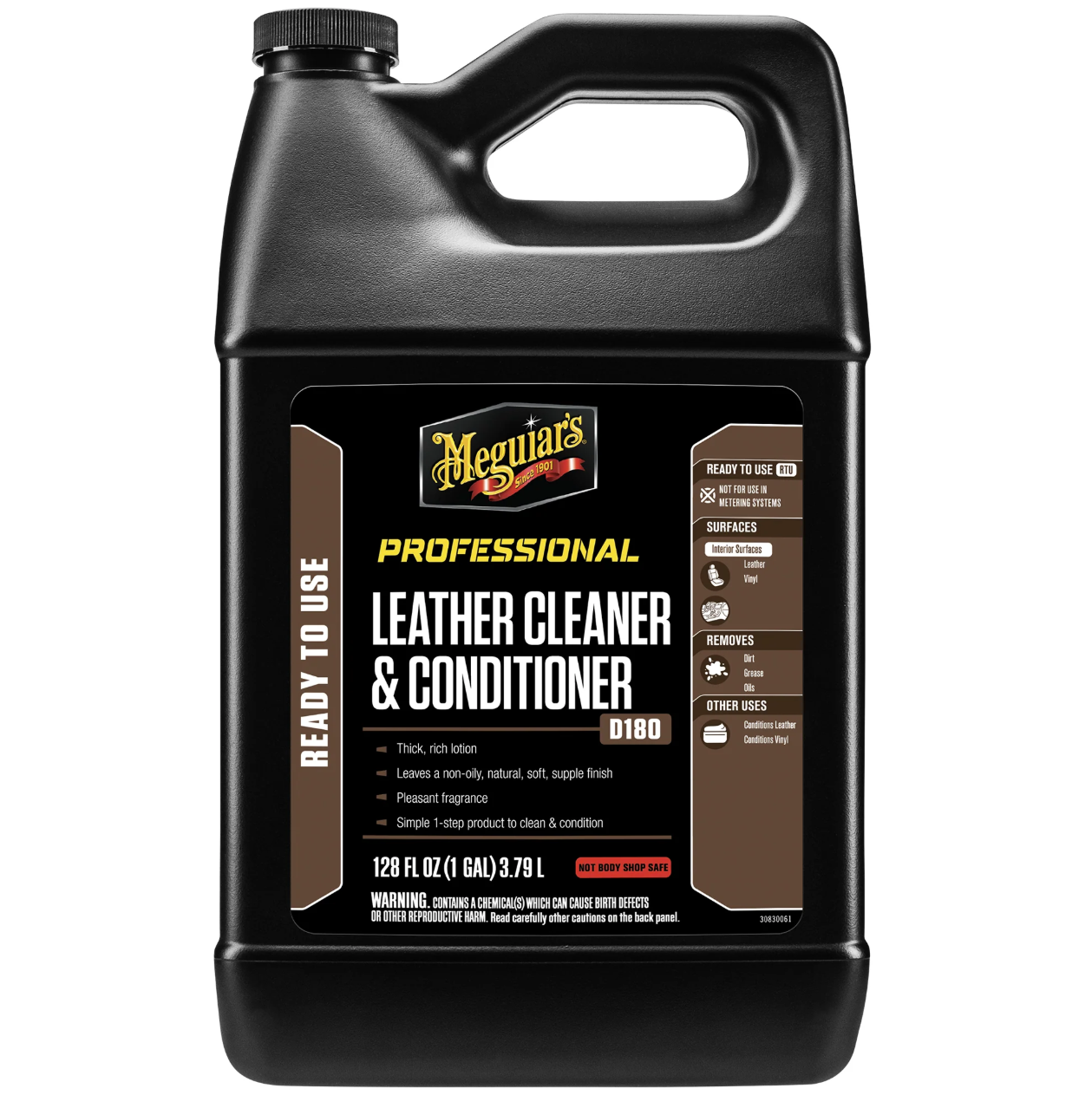 Meguiar's Leather Cleaner & Conditioner čistič a kondicionér na kůži 3,78 l