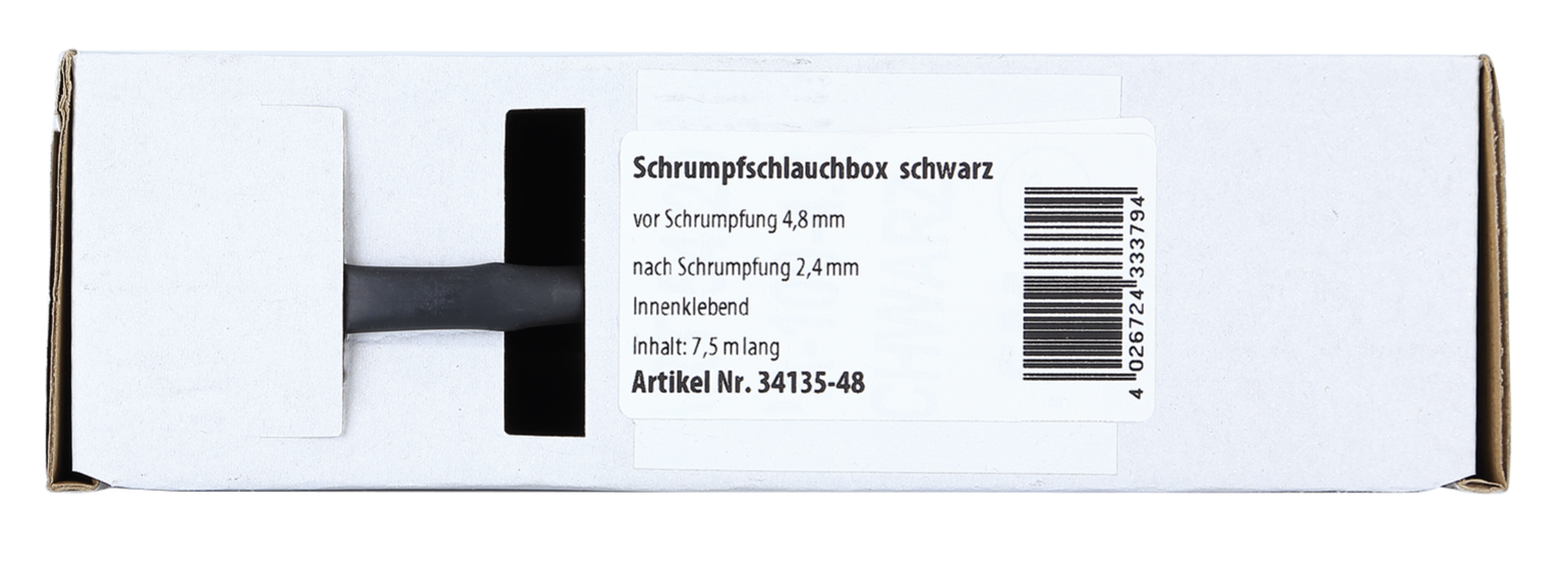 ACV smršťovací bužírka s lepidlem 4,8 mm / 7,5 m