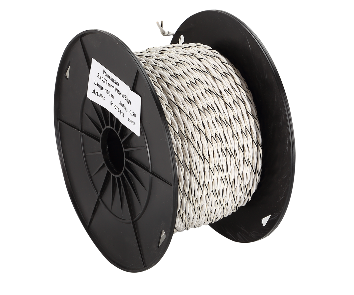 Reproduktorový kabel ACV FLRY Twisted white/white-black 075