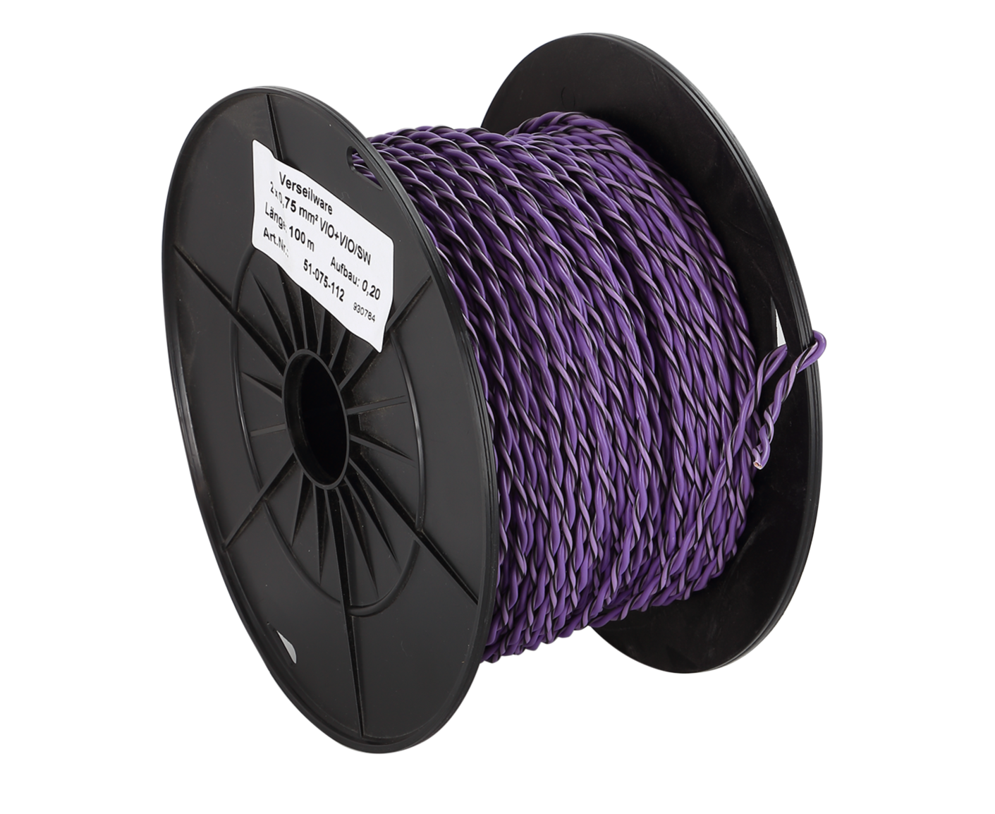 Reproduktorový kabel ACV FLRY Twisted purple/purple-black 075