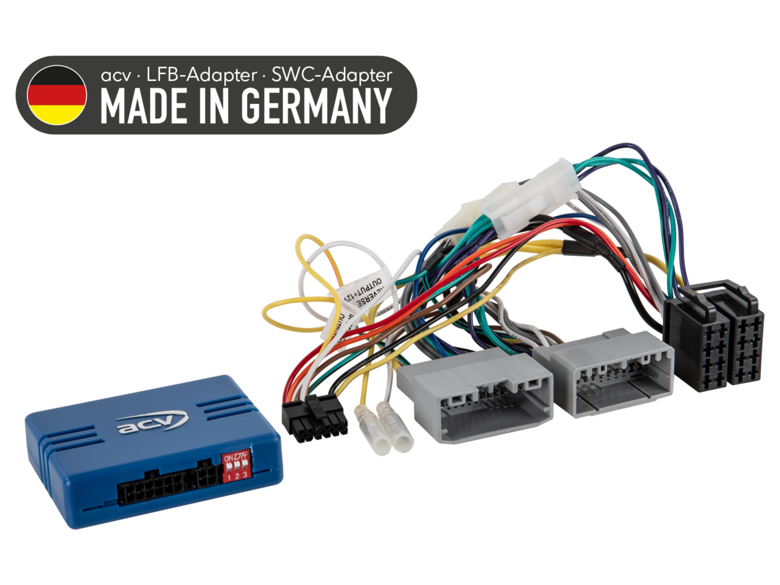 Adaptér ovládání tlačítek na volantu pro Chrysler / Dodge / Jeep / Lancia / Mitsubishi / VW ACV SWC 42A-1032-00C-0