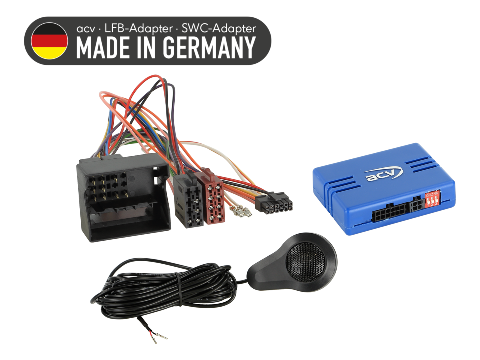 Adaptér ovládání tlačítek na volantu pro Citroën / Fiat / Peugeot / Toyota ACV SWC 42A-1041-008-0