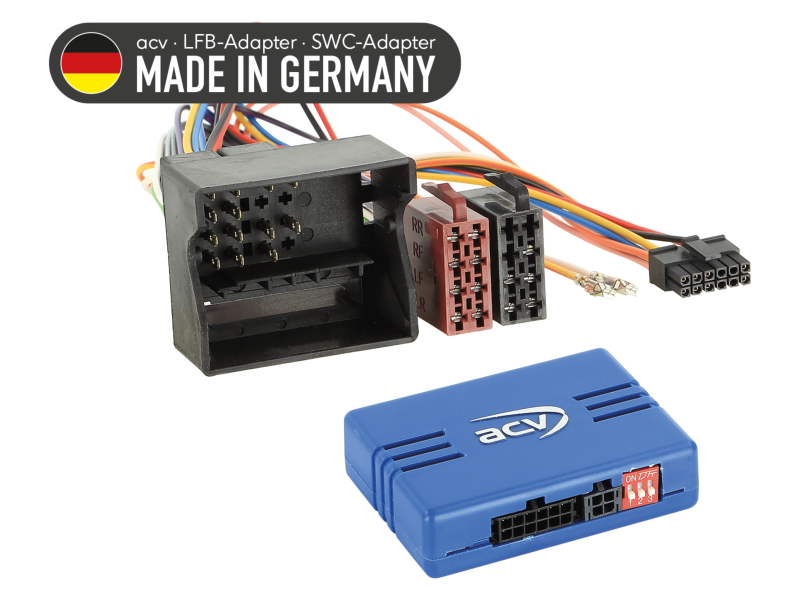 Adaptér ovládání tlačítek na volantu pro BMW / Mercedes-Benz / Smart / VW ACV SWC 42A-1190-003-0