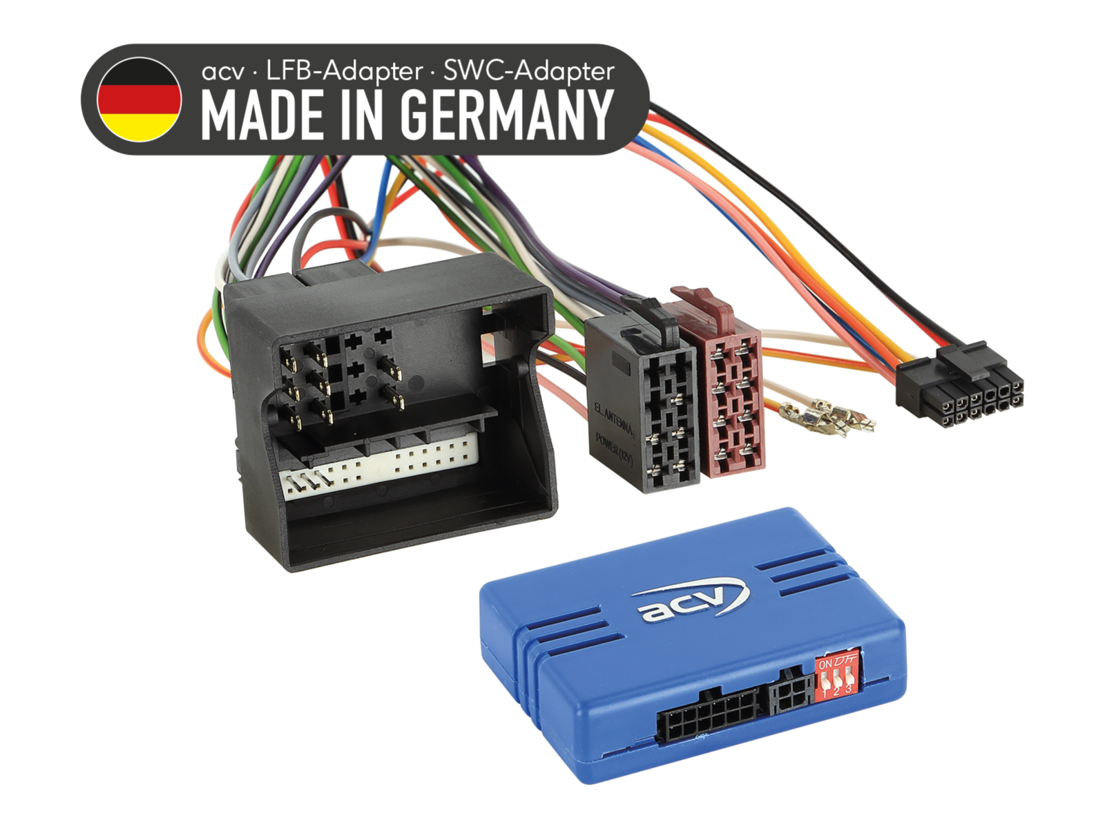 Adaptér ovládání tlačítek na volantu pro Mercedes-Benz ACV SWC 42A-1190-004-0