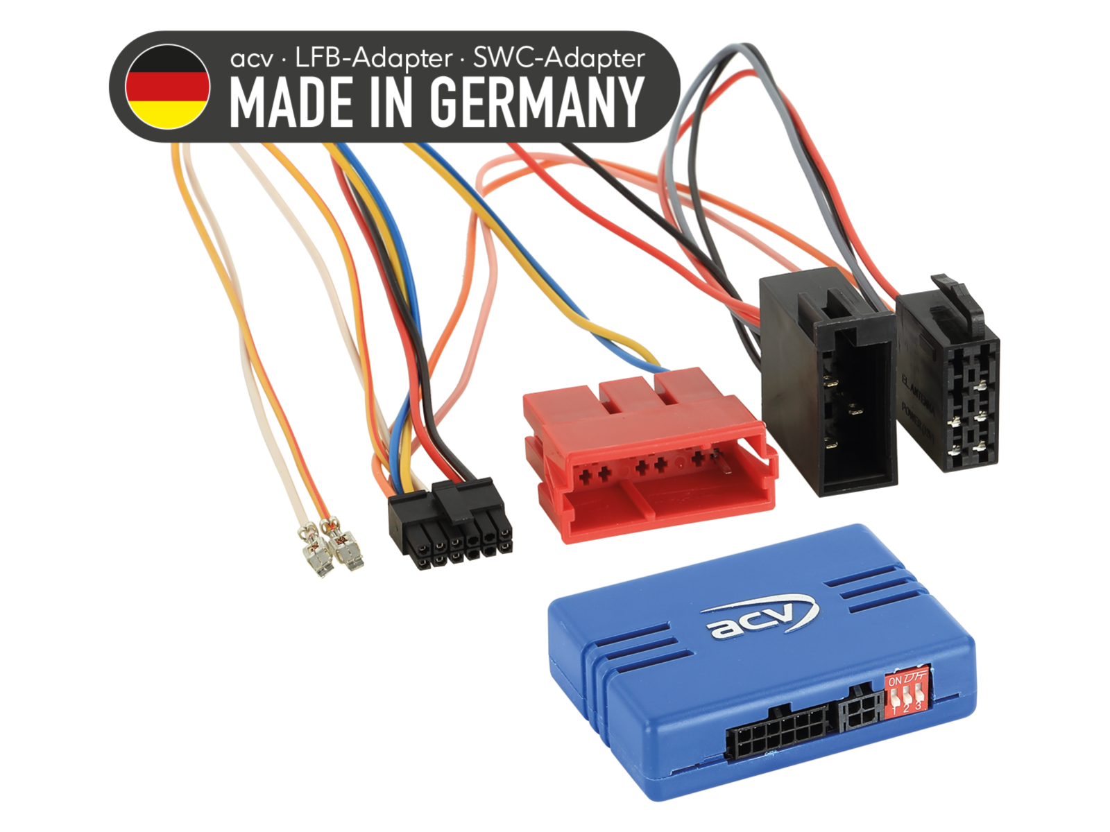 Adaptér ovládání tlačítek na volantu pro Porsche ACV SWC 42A-1323-000-0