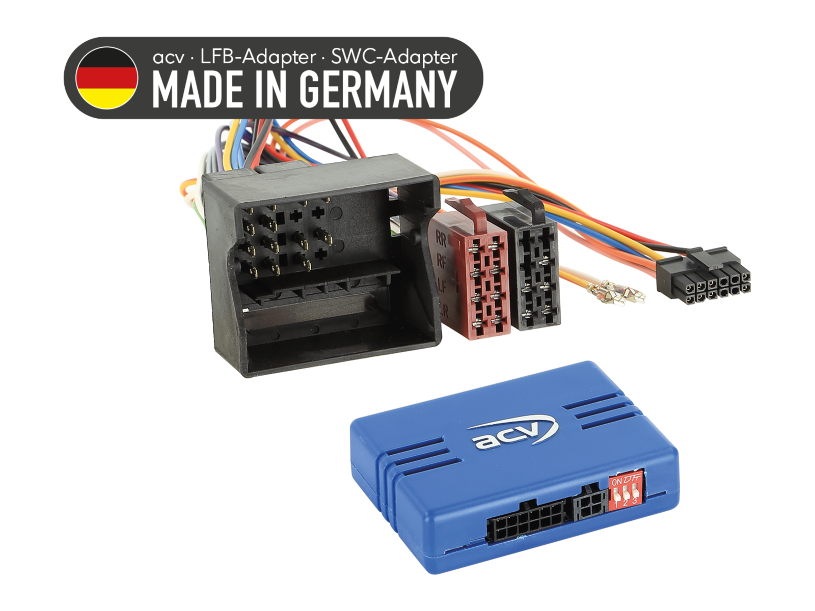 Adaptér ovládání tlačítek na volantu pro Porsche ACV SWC 42A-1323-001-0