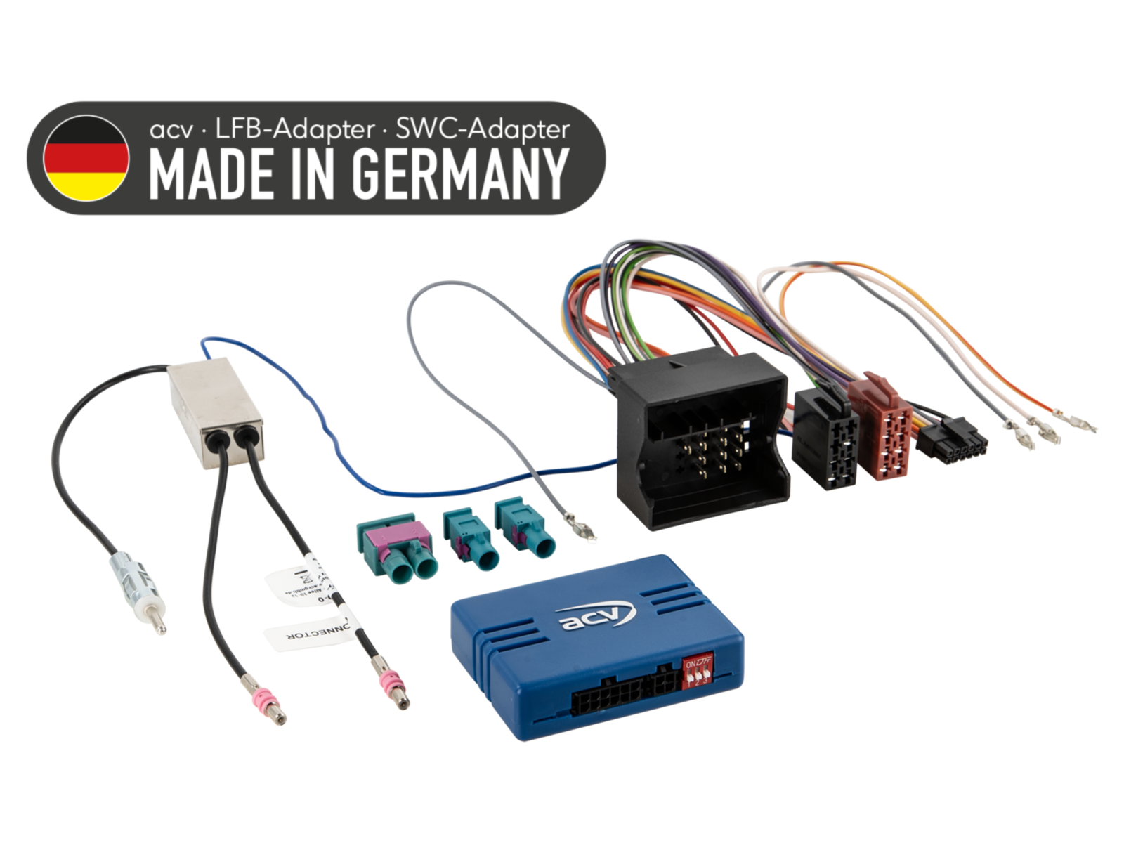 Adaptér ovládání tlačítek na volantu pro Audi / Seat / Skoda / VW ACV SWC 42A-1324-017-0