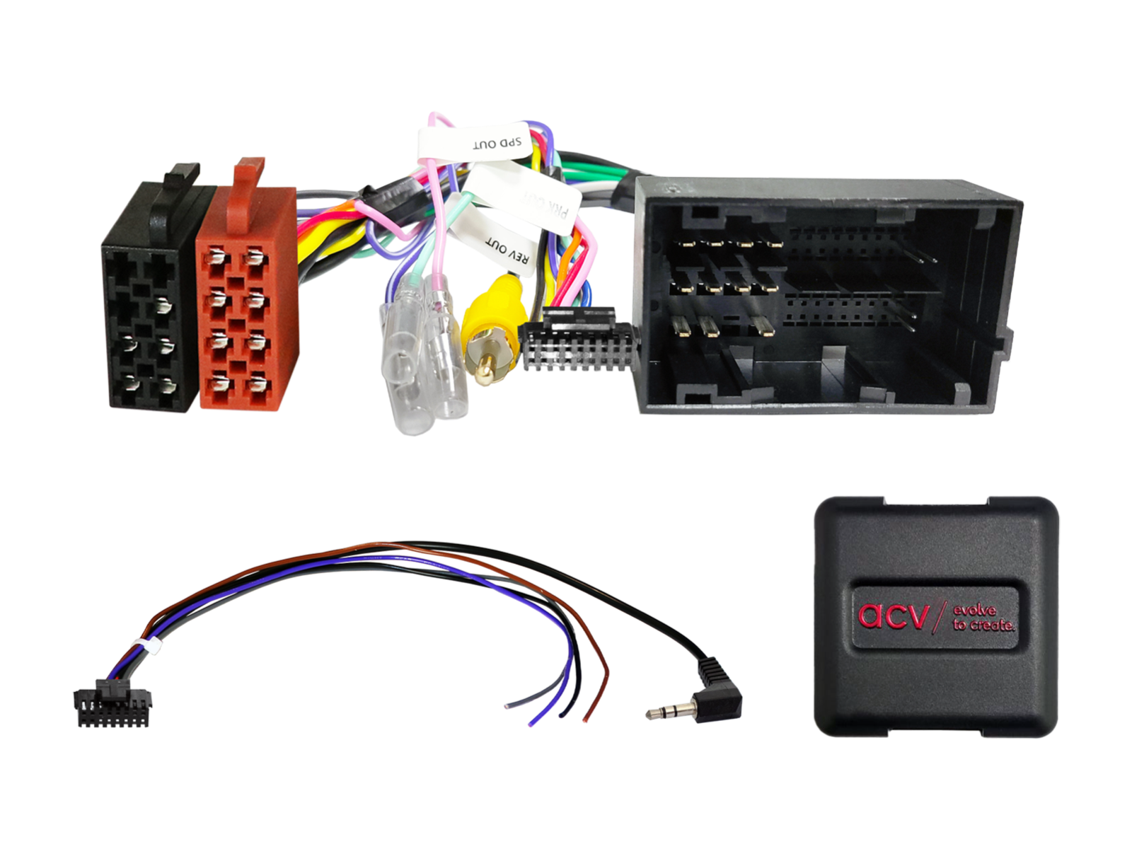 Adaptér ovládání tlačítek na volantu pro Alfa Romeo / Citroen / Fiat / Opel / Peugeot ACV SWC 42XFA015-0