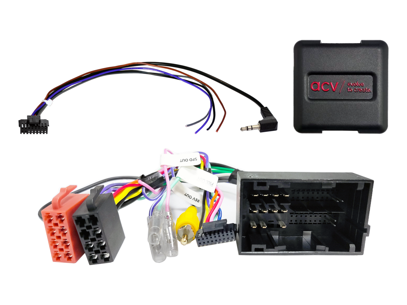 Adaptér ovládání tlačítek na volantu pro Alfa Romeo / Citroen / Fiat / Opel / Peugeot ACV SWC 42XFA019-0