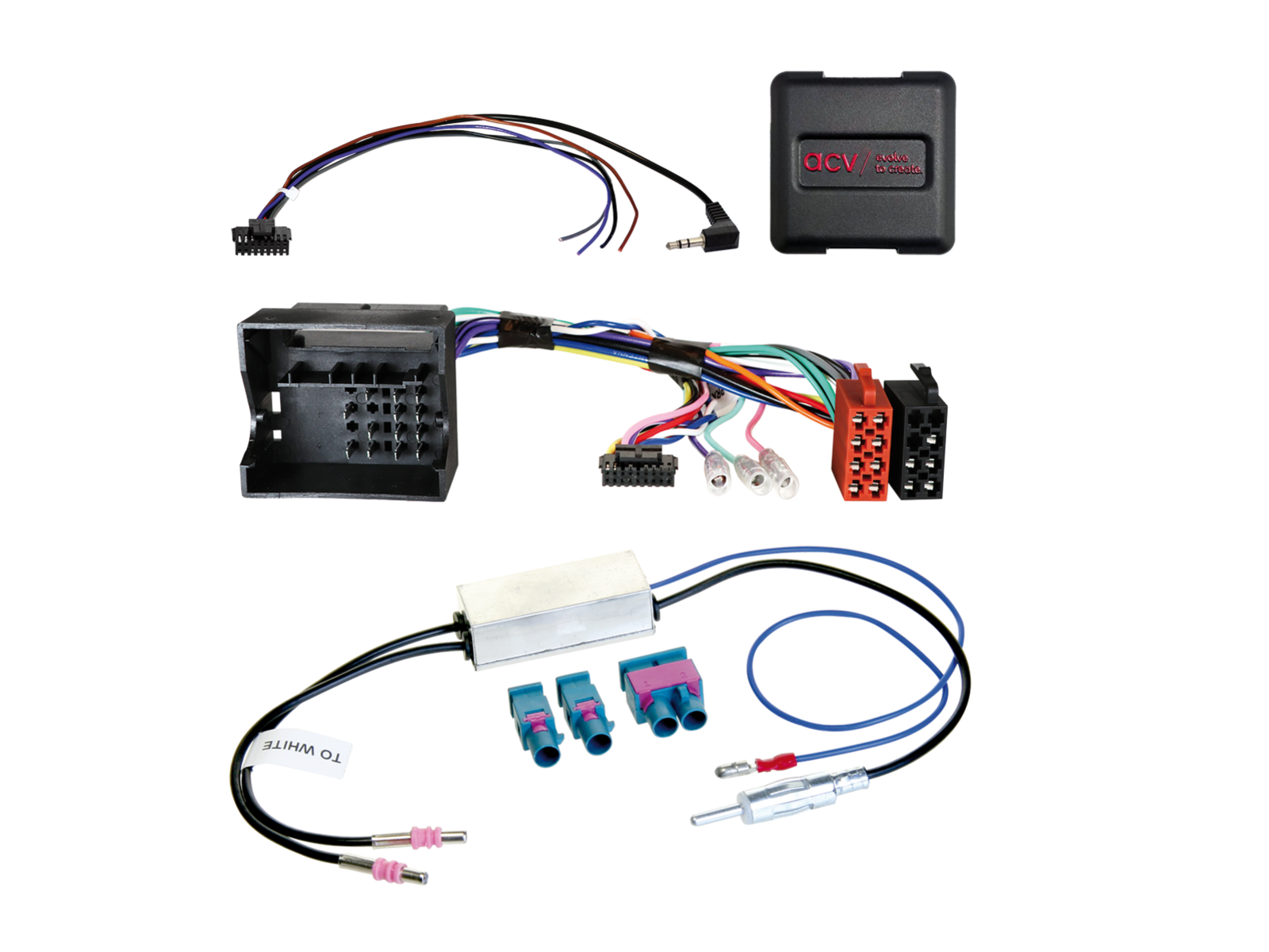 Adaptér ovládání tlačítek na volantu pro Seat / Skoda / VW ACV SWC 42XVW017-0