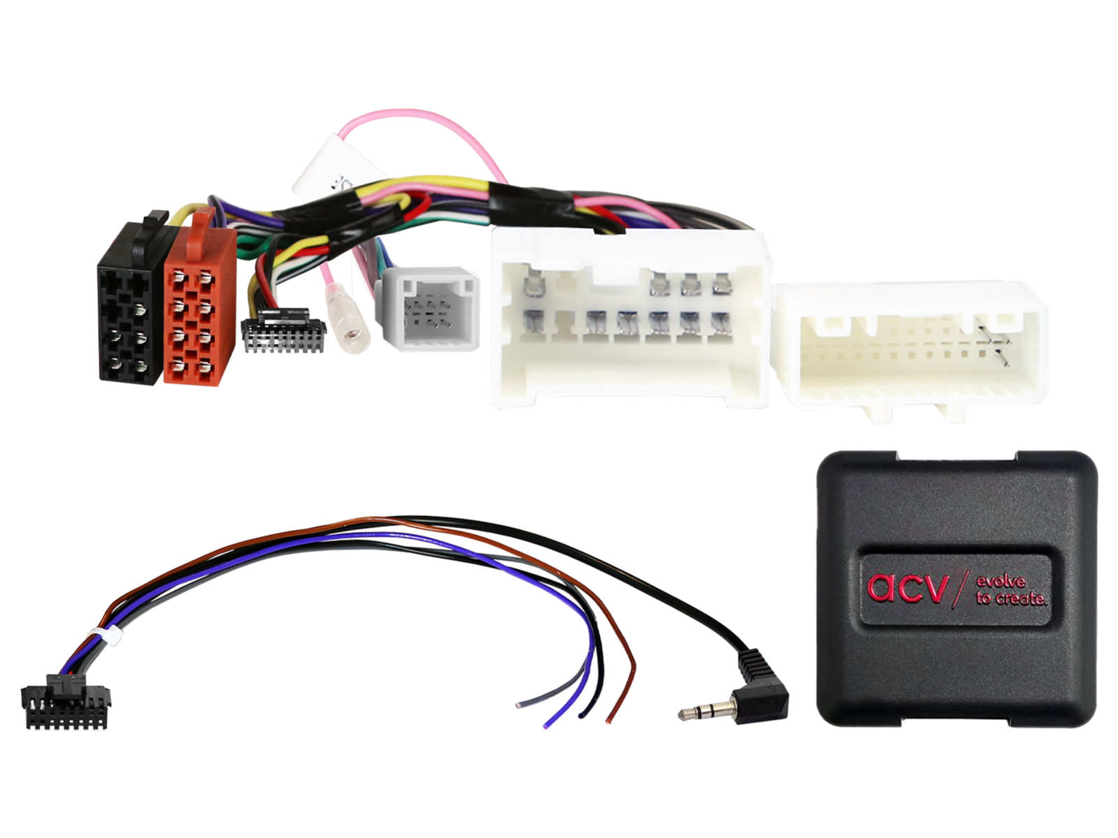 Adaptér ovládání tlačítek na volantu pro Dacia / Fiat / Mercedes / Nissan / Opel / Renault ACV SWC 42XVX006-0