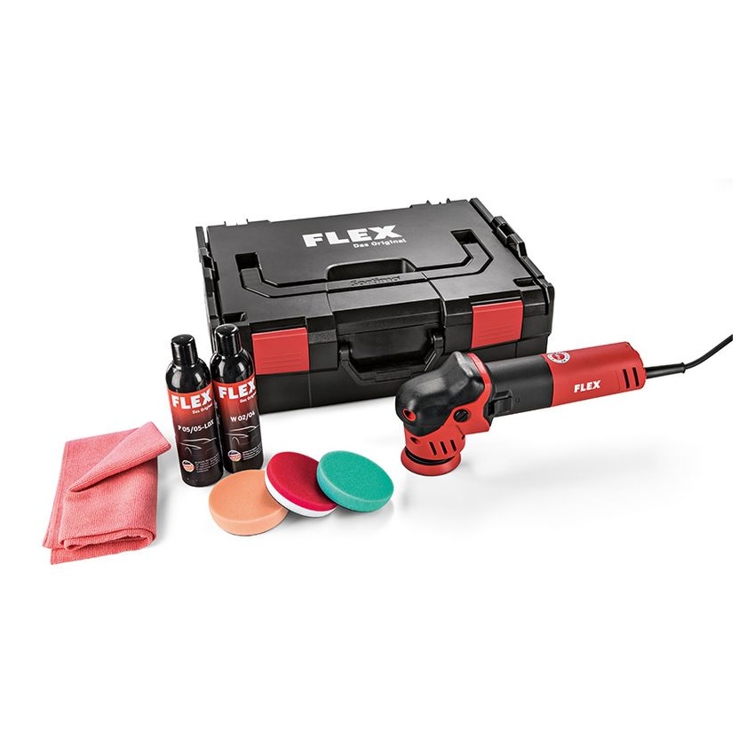 Excentrická leštička v sadě FLEX XFE 7-12 80 P-Set