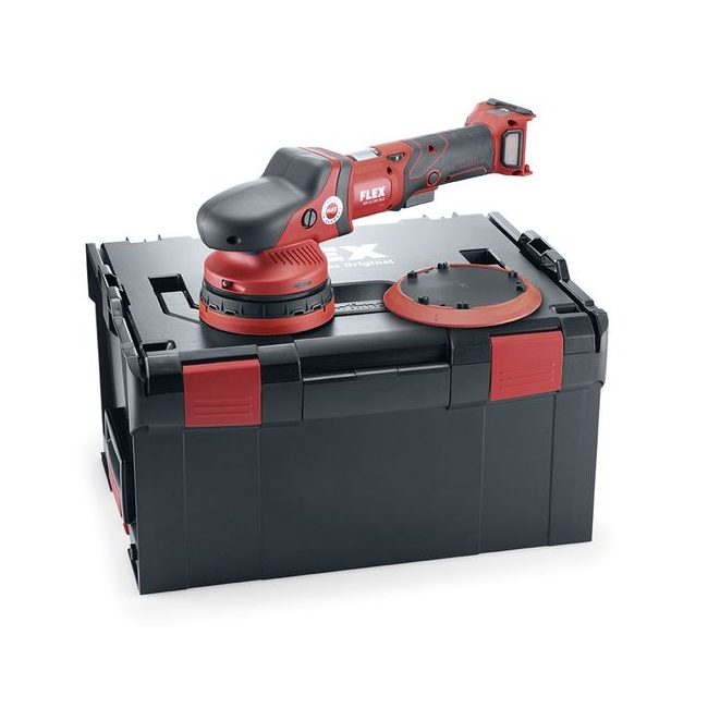 Aku-excentrická leštička v přepravním kufříku FLEX XFE 15 150 18.0-EC