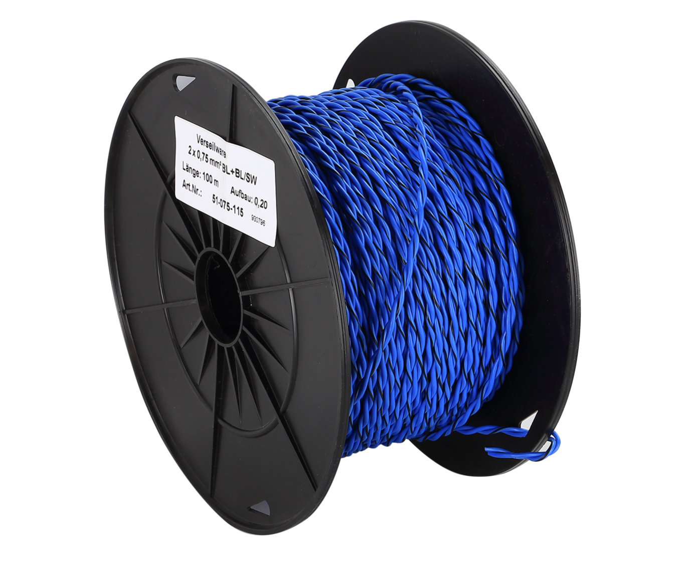 Reproduktorový kabel ACV FLRY Twisted blue/blue-black 075