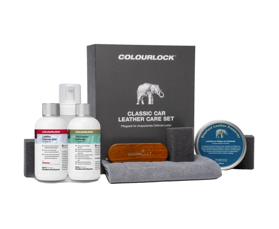 Speciální sada na starou kůži COLOURLOCK by KochChemie Classic Car Leather Care Set