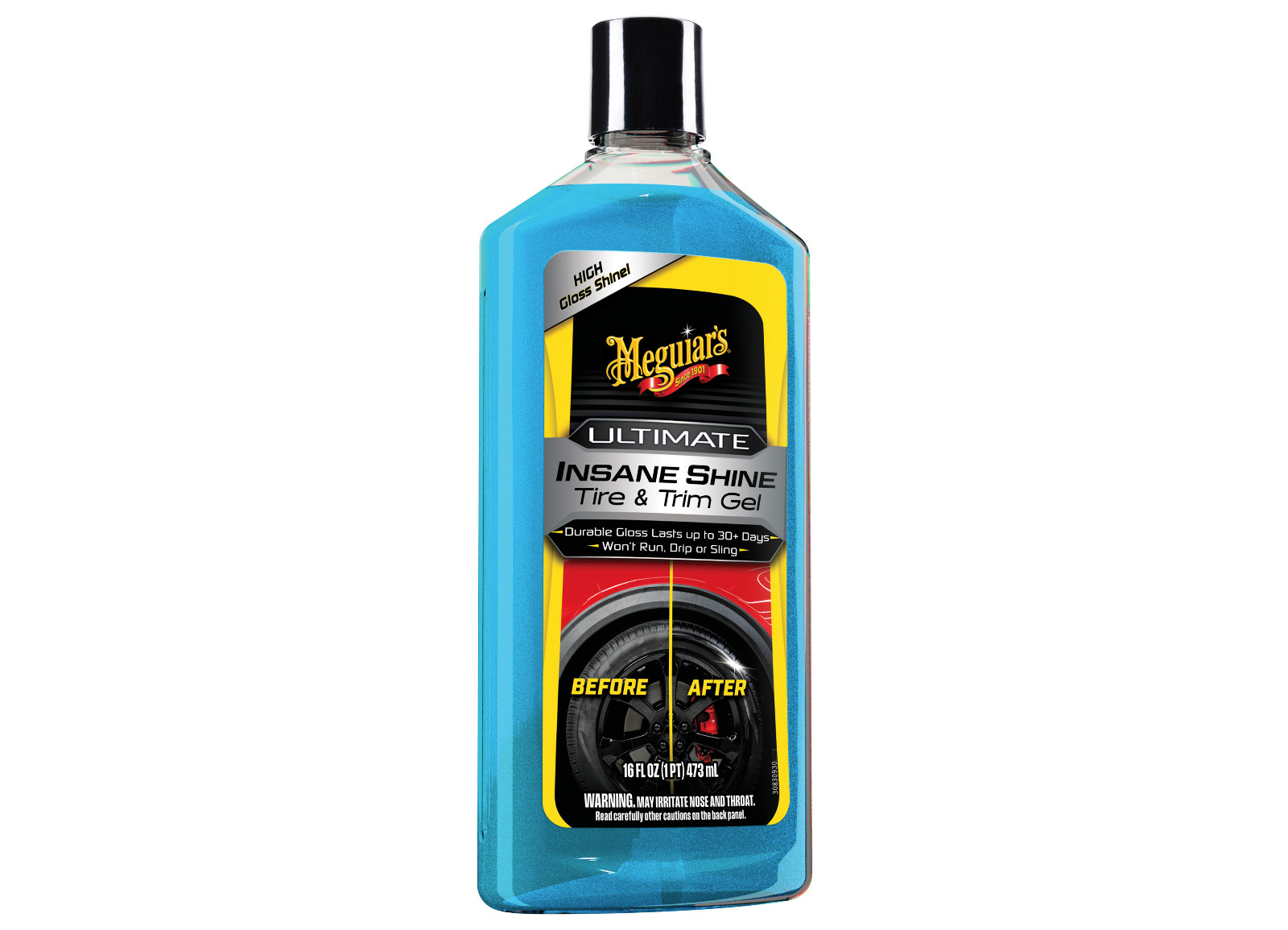 Lesk na pneumatiky a nelakované plasty Meguiar's Ultimate Insane Shine Tire & Trim Gel (473 ml)