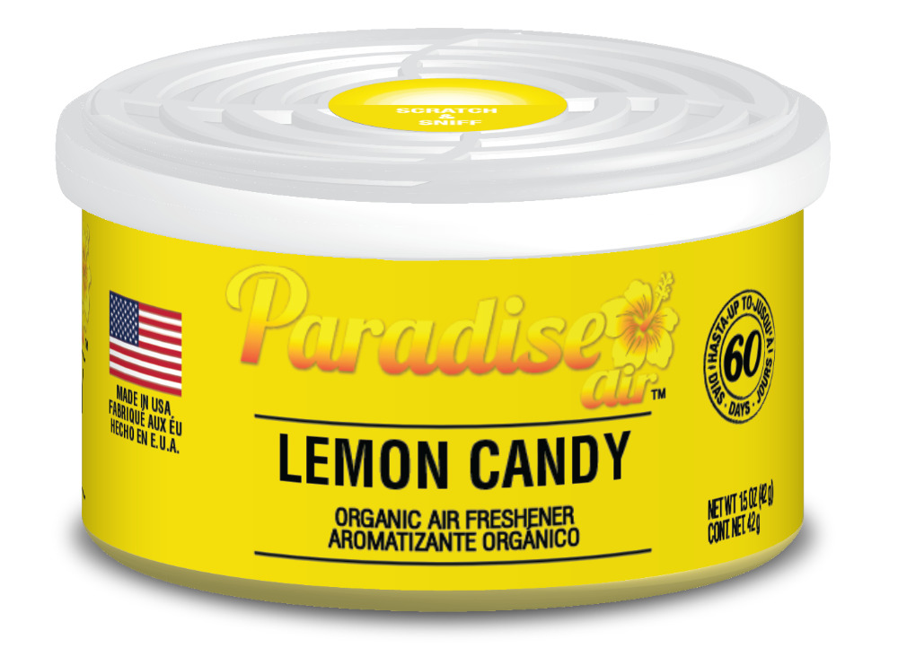 Osvěžovač vzduchu Paradise Air Organic Air Freshener Lemon Candy (42 g)