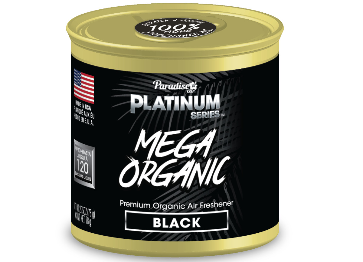 Osvěžovač vzduchu Paradise Air Mega Organic Air Freshener Black (78 g)