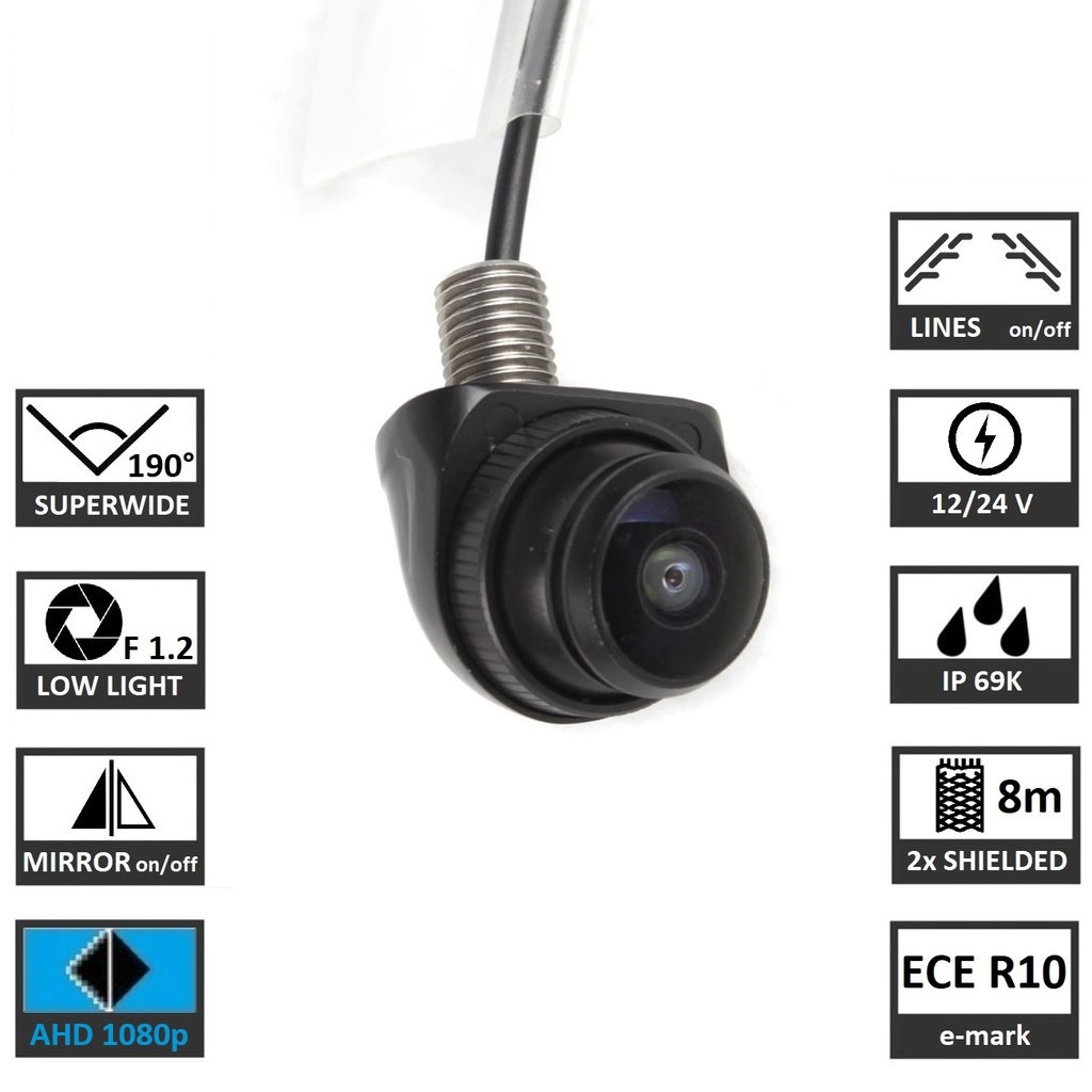 Univerzální parkovací kamera (BC UNI-WIDE AHD)