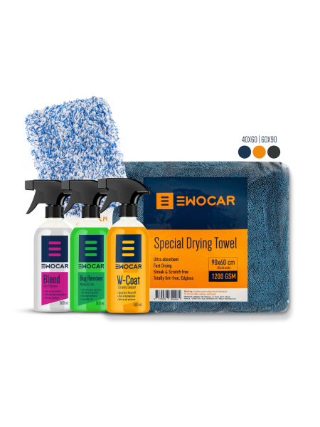 Sada na mytí a ochranu karoserie Ewocar Exterior Care Bundle