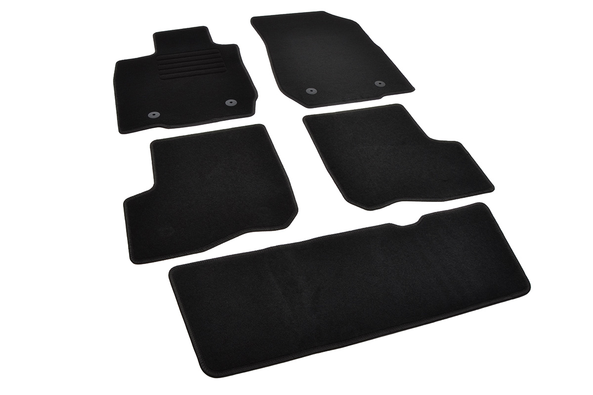 Textilní autokoberce Rigum pro Dacia Logan 7 míst. (2007 - 2013)