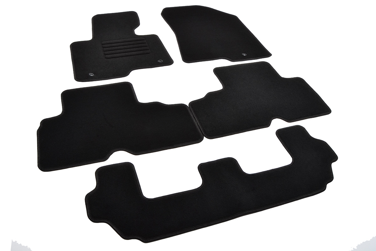 Textilní autokoberce Rigum pro Kia Carens 7 míst. (2013 -)