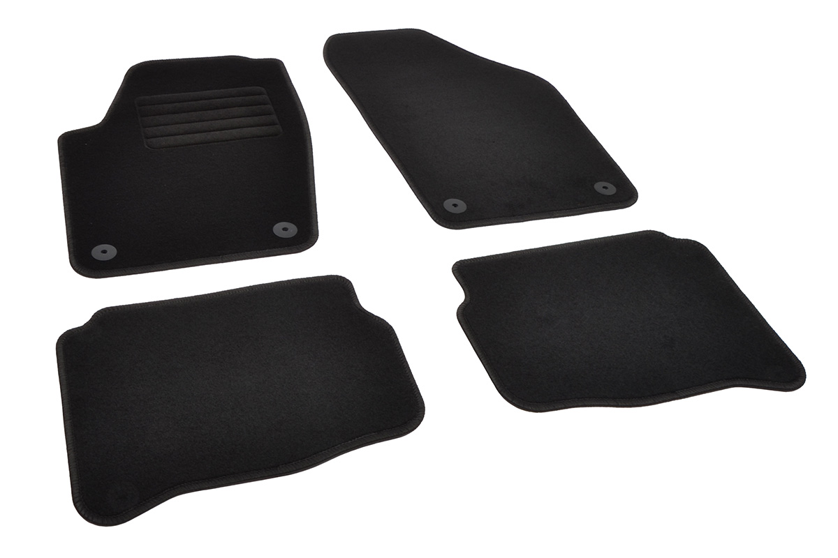 Textilní autokoberce Rigum pro Seat Cordoba (2003 -), Ibiza (2002 - 2008) / Škoda Fabia I (2000 - 2007) / Volkswagen Fox (2006 - 2009), Polo (2003 - 2