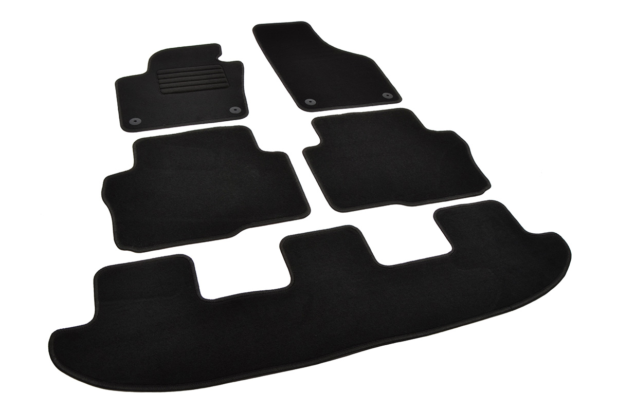 Textilní autokoberce Rigum pro Seat Alhambra 7 míst. (2010 -) / Volkswagen Sharan 7 míst. (2010 -)