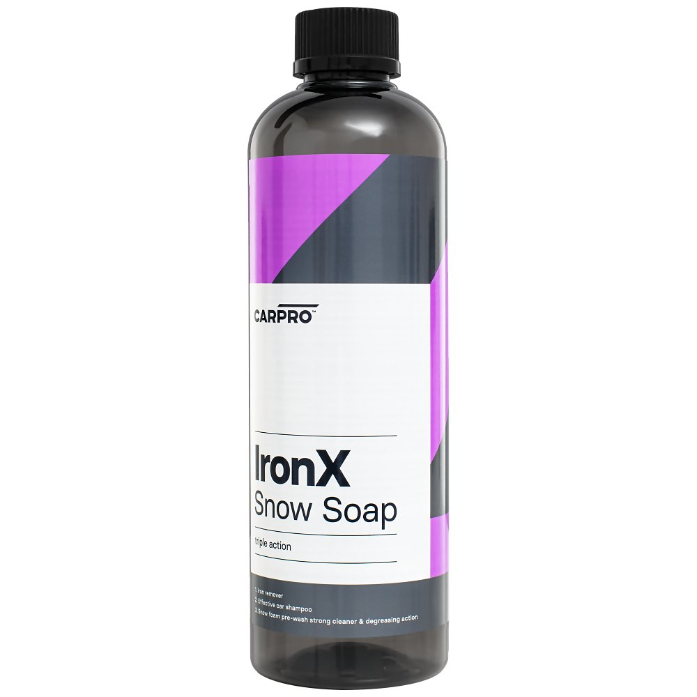 Autošampon odstraňující polétavou rez CarPro IronX Snow Soap (500 ml)