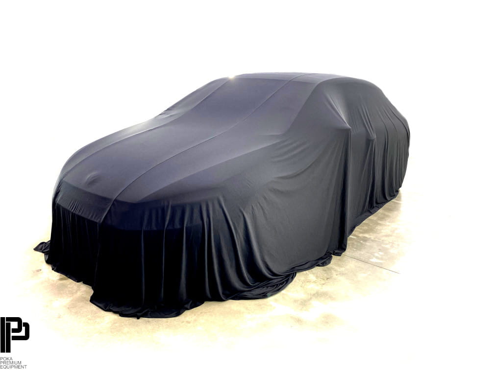 Ochranná plachta na auto Poka Premium Equipment Premium quality car cover black - Hatchback / Sedan
