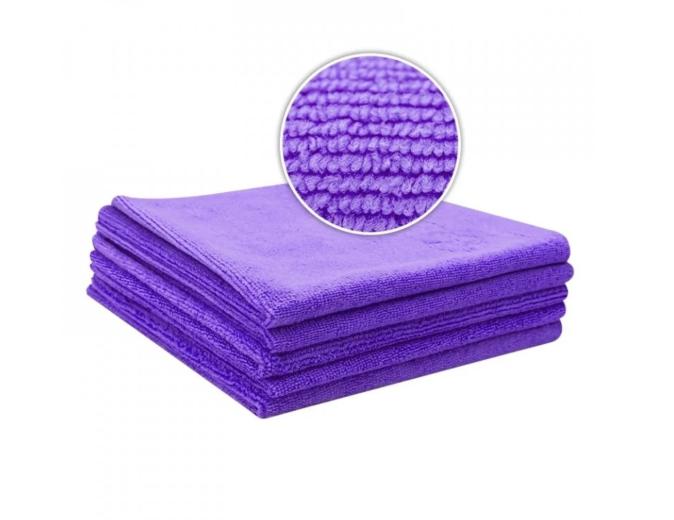 Mikrovláknová utěrka Liquid Elements All-Purpose Purple Microfiber Cloth Value Set of 5 - 310 GSM 40 x 40 cm