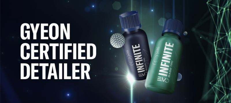 Banner na zeď Gyeon Banner / Certified Detailer Q² Infinite Base Type 1 & 2 200x90 cm