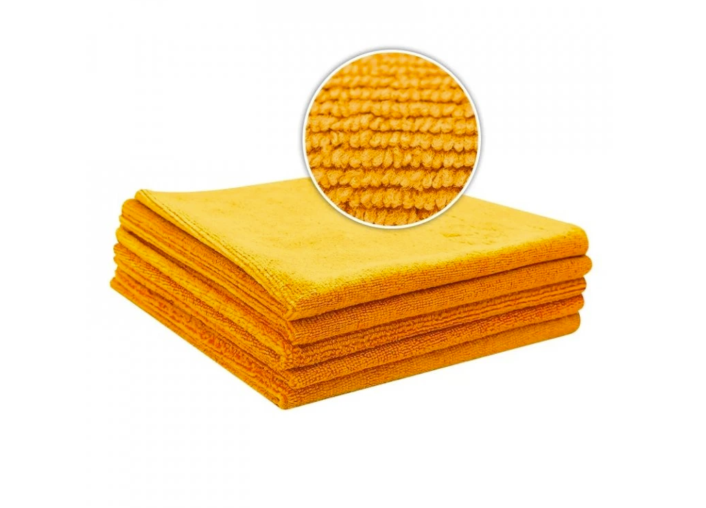 Mikrovláknová utěrka Liquid Elements All-Purpose Orange Microfiber Cloth Value Set of 5 - 310 GSM 40 x 40 cm