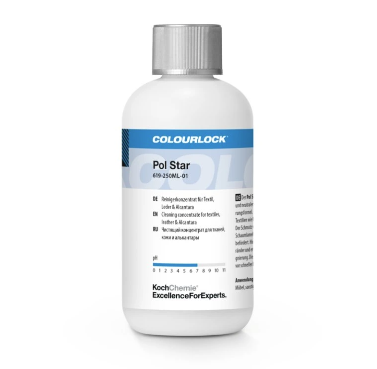 Čistič kůže, textílie a alcantary COLOURLOCK by KochChemie Pol Star (250 mll)