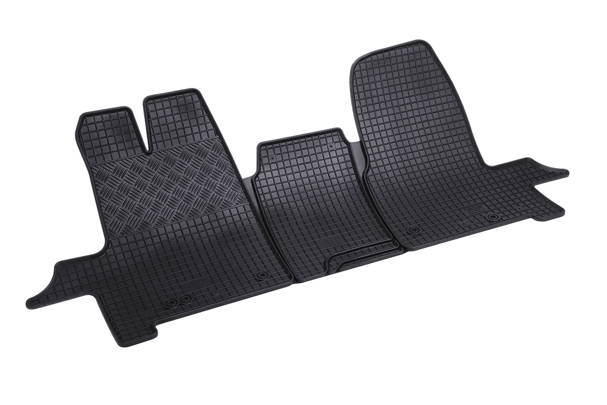 Gumové autokoberce Rigum pro Ford Transit Custom 3 míst. (2012 -), Touneo 3 míst. (2012 -), Transit Custom (2018 -)